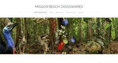 Desktop Screenshot of missionbeachcassowaries.com
